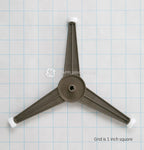 GE Microwave Turntable Roller Guide Assembly WB06T10012