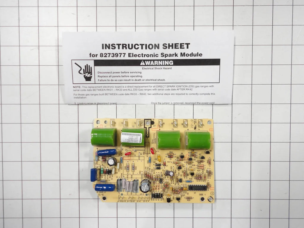 Whirlpool Range Spark Module Control Board WPW10331686