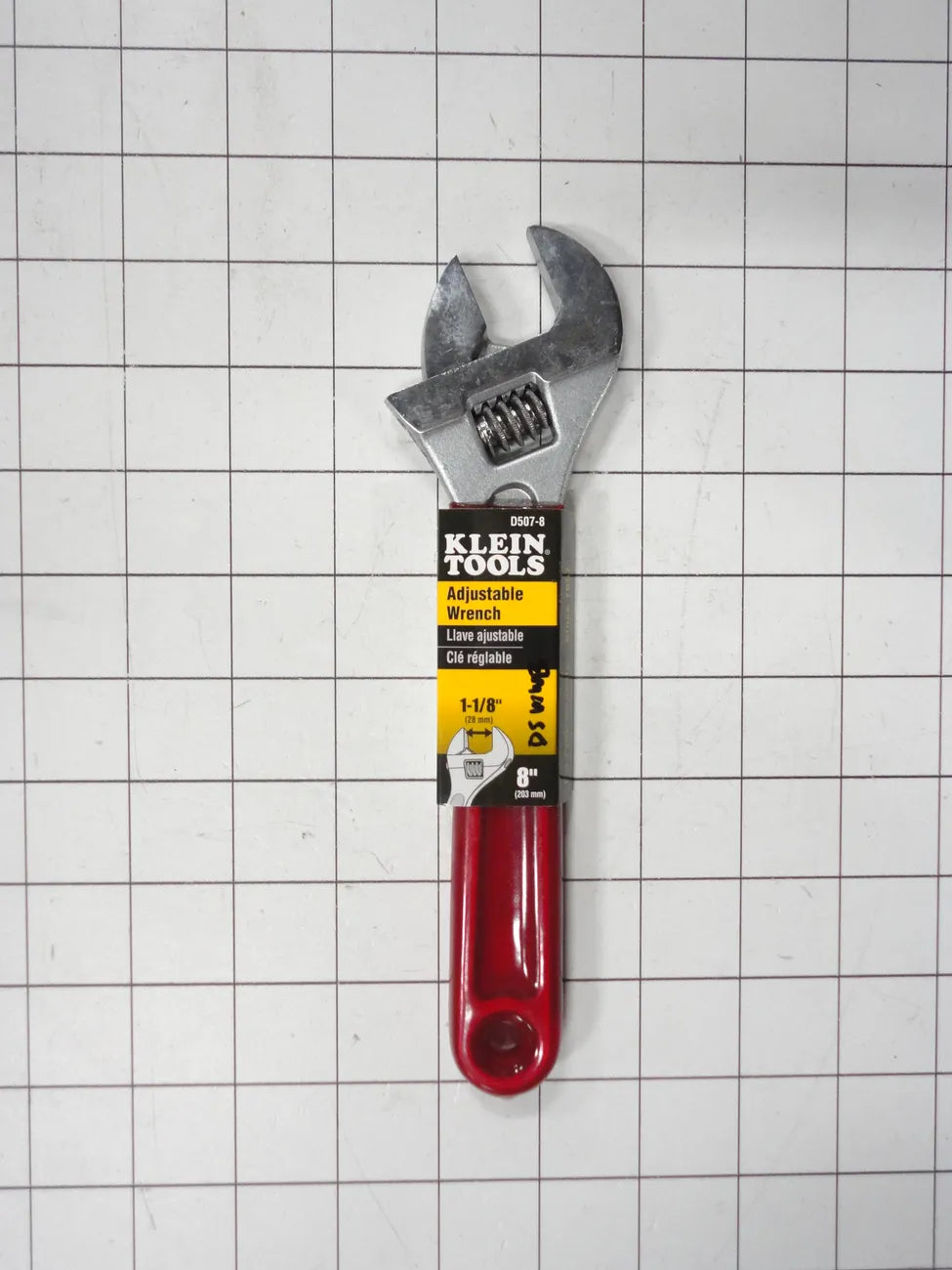 Klein Tools 8 In Extra Capacity Adjustable Wrench D507-8