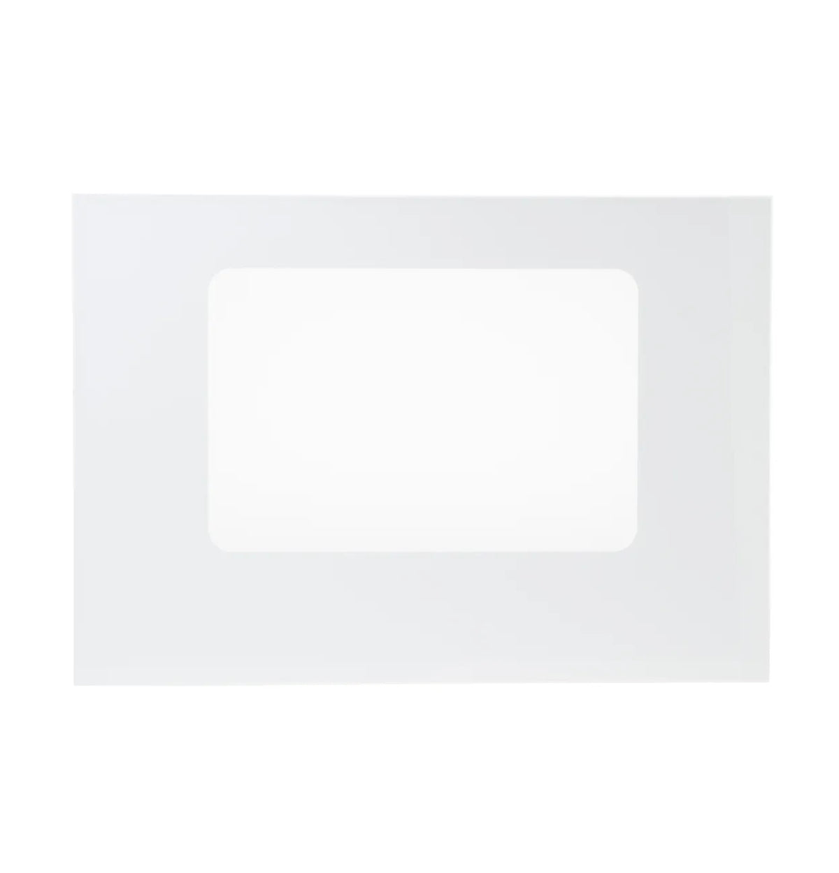 GE Oven White Outer Door Glass Panel WB56T10040