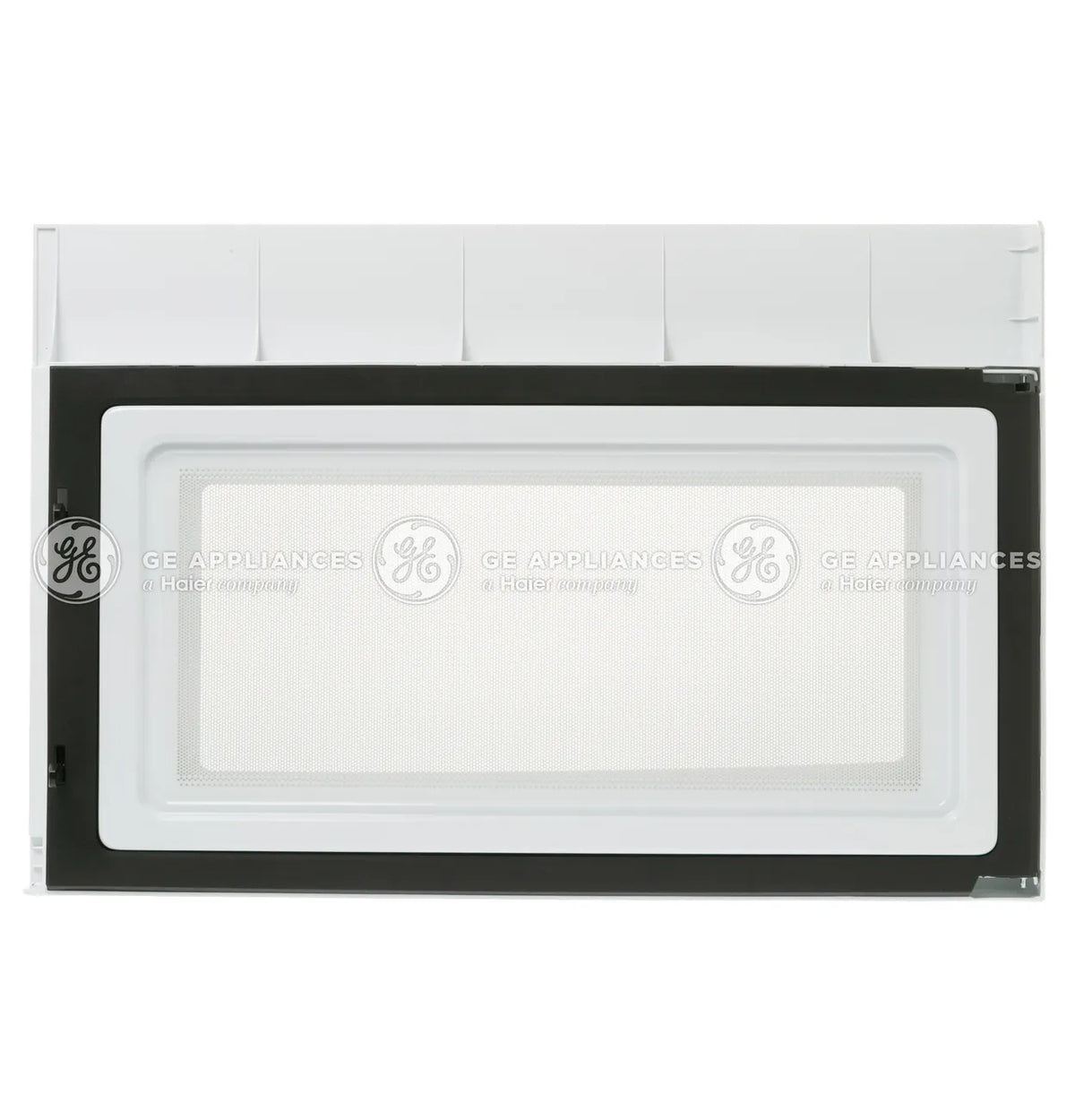 GE Microwave Door Assembly, White WB56X44647