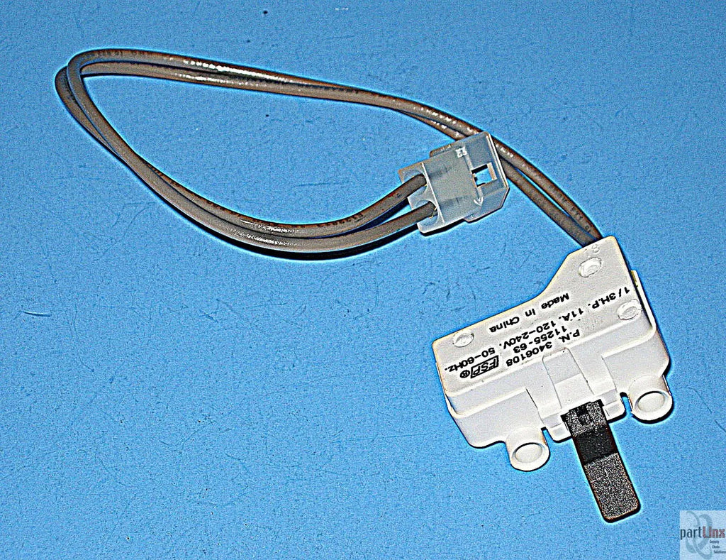 Whirlpool Dryer Door Switch WP3406108