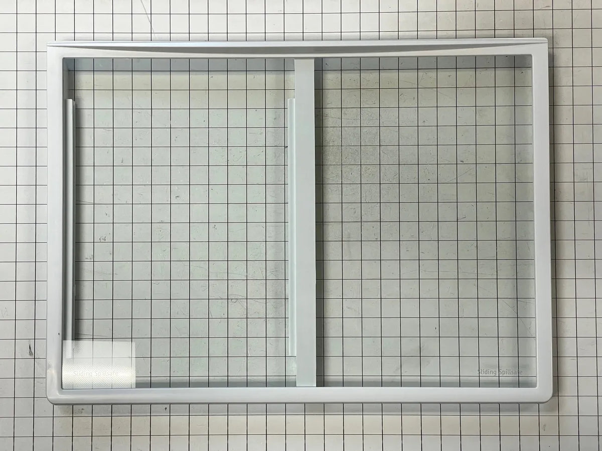 Frigidaire Refrigerator Spill-Safe Sliding Shelf with Pan Hanger 240358926