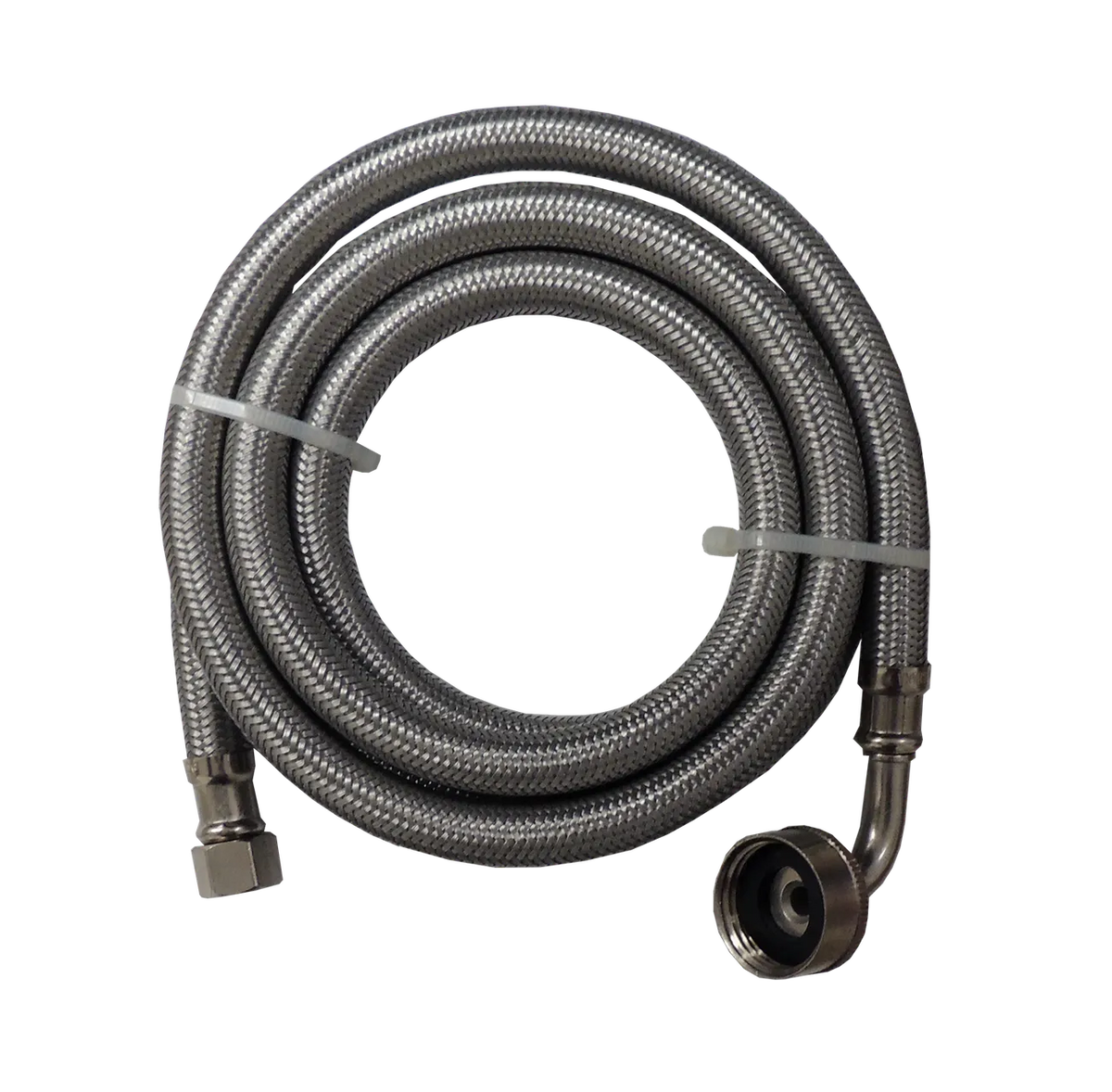 USD Products Dishwasher Stainless Steel Hose 5 Ft. with Whirlpool Elbow 5FT-SSWEDWH