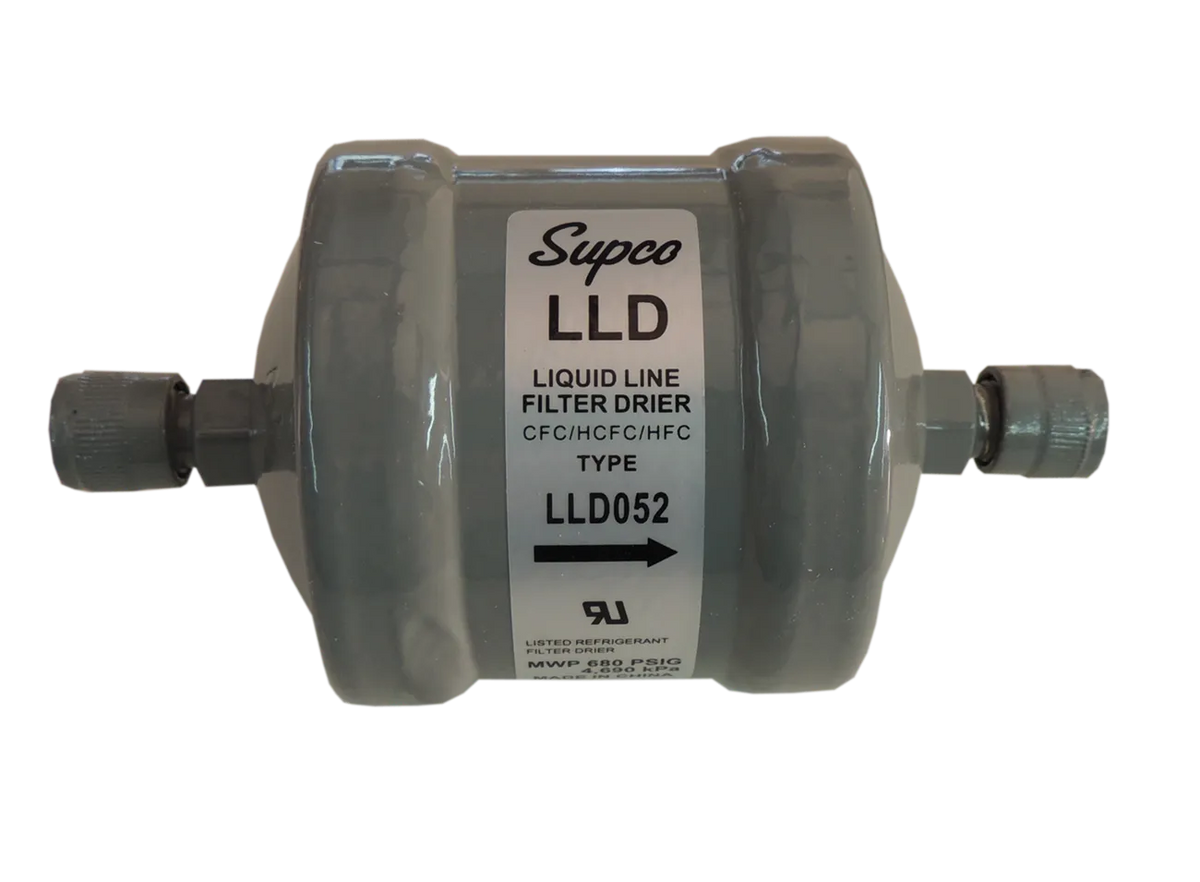 Supco Liquid Line Filter Drier 1/4" Flare 5 Cu. In. LLD052