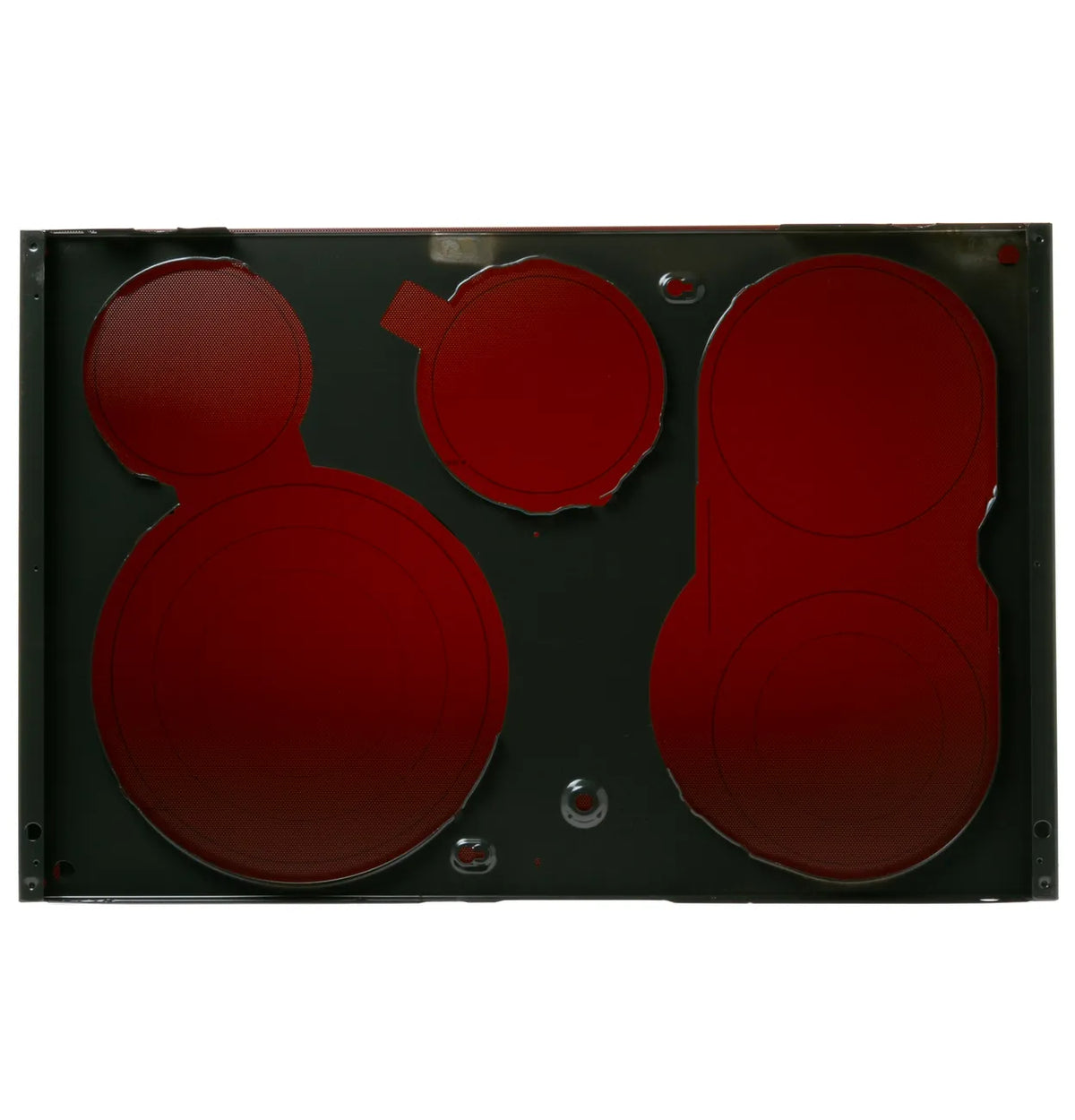 GE Range Black Glass Maintop Assembly WB62X42426