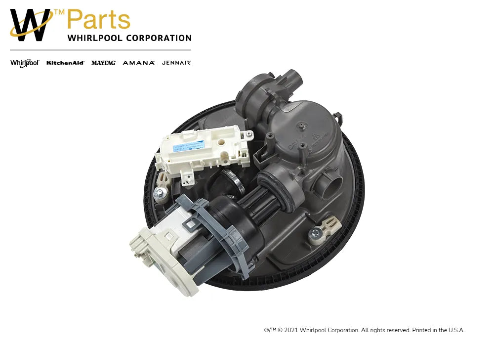 Whirlpool Dishwasher Pump and Motor Assembly WPW10605057