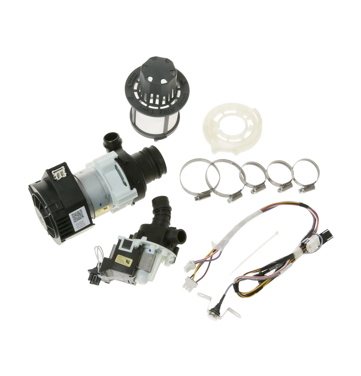 GE Dishwasher Circulation and Drain Pump Kit WD49X23779