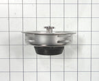 EZ-Flo Sink Strainer Replacement Basket Rubber Flat Bottom 3-1/2" 30051
