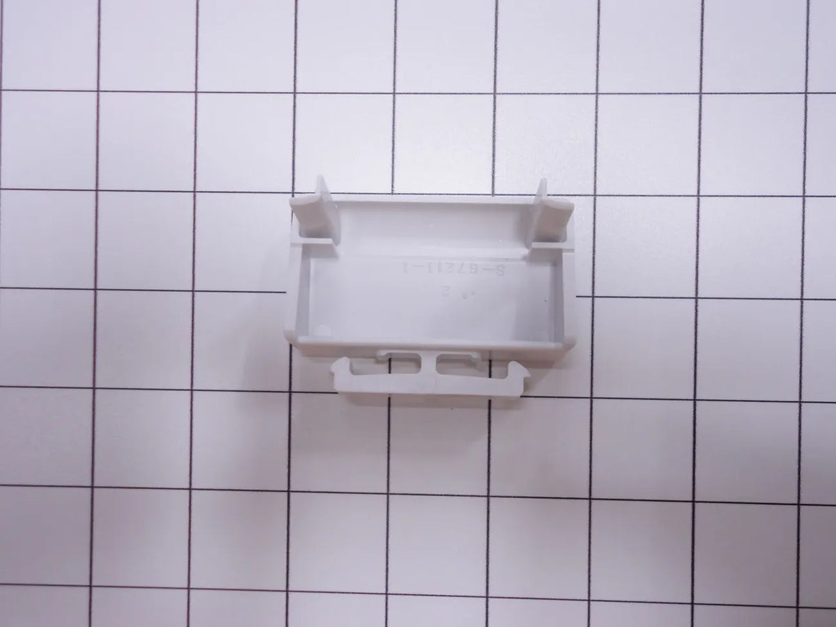 Whirlpool Maytag Refrigerator Door Shelf Retainer Bar End Cap 67211-2