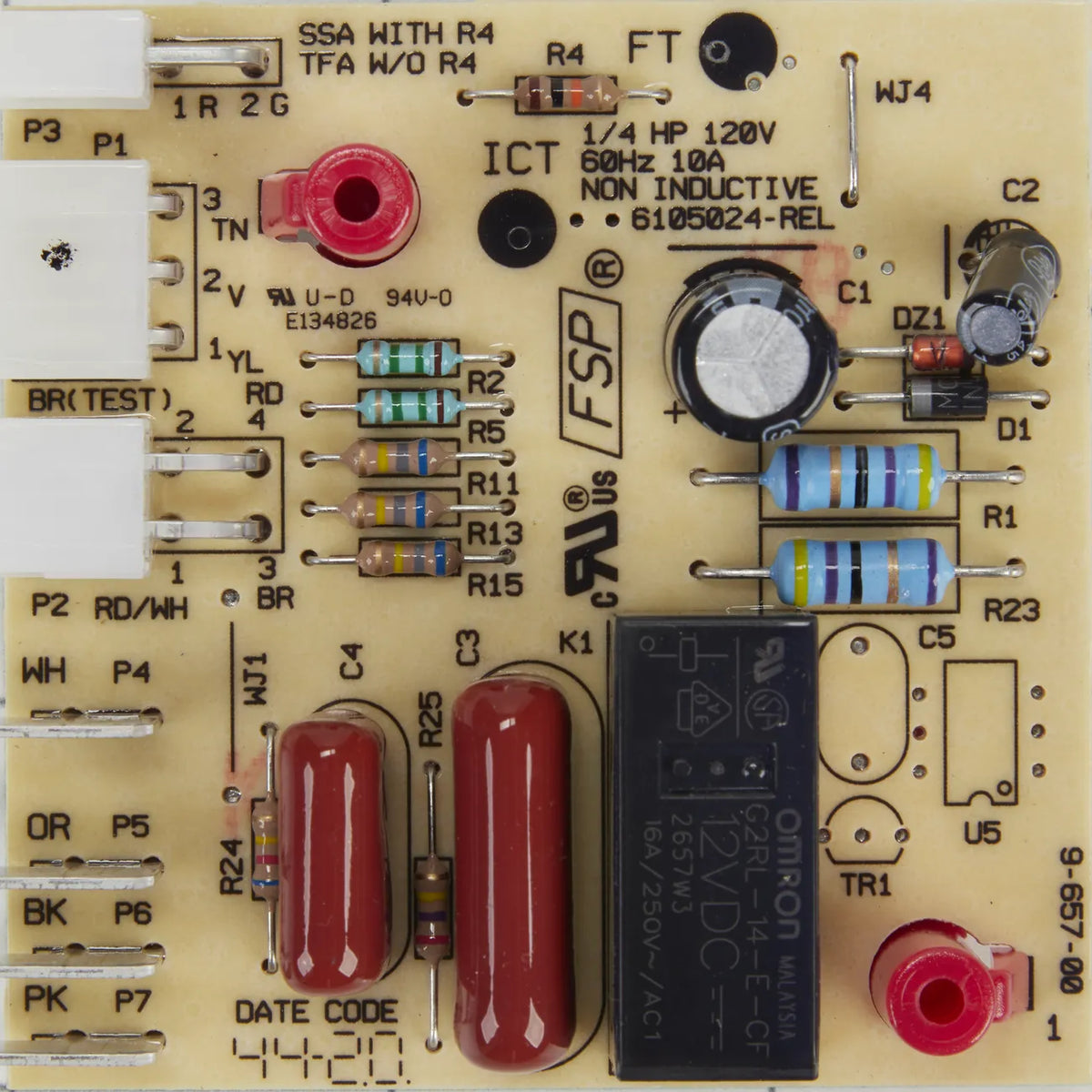 Whirlpool Refrigerator Electronic Defrost Control Board WPW10366605