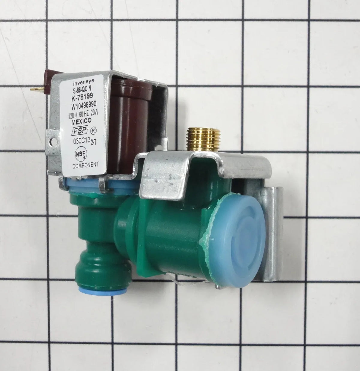 Whirlpool Refrigerator Water Inlet Valve WPW10498990