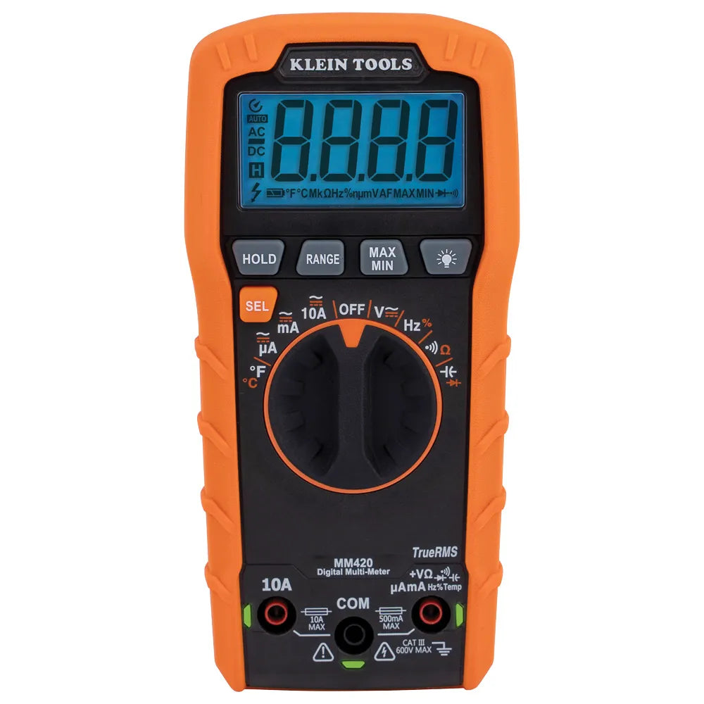 Klein Tools Auto-Ranging Digital Multimeter, 600V MM420