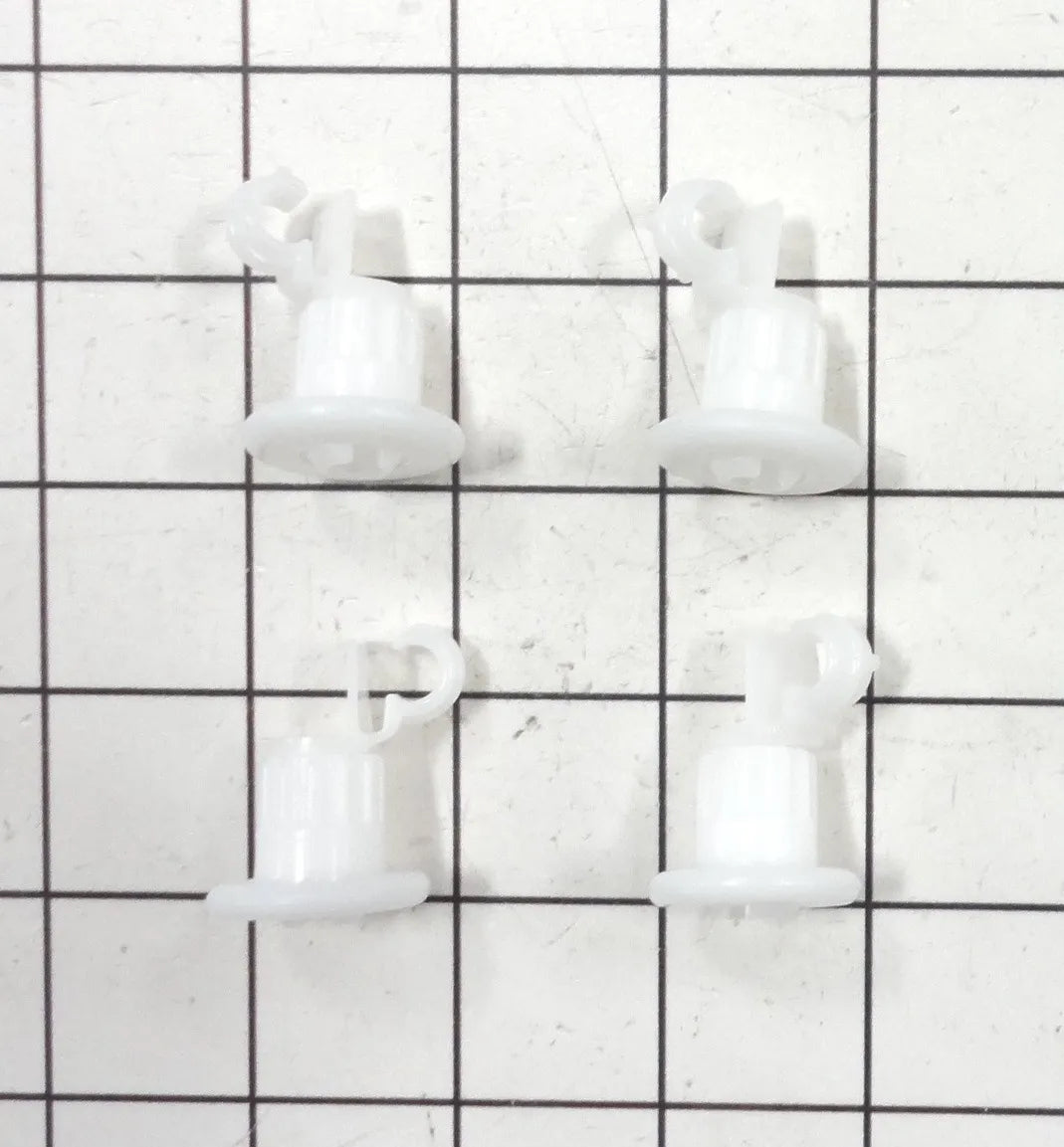 GE Dishwasher Rack Roller and Stud Kit, Set of 4 WD12X10327