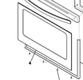 Frigidaire Oven Door Glass Assembly 316453050