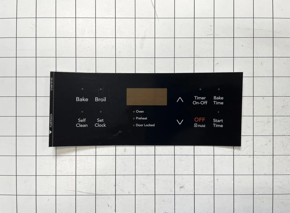 Frigidaire Range Control Overlay 316419145