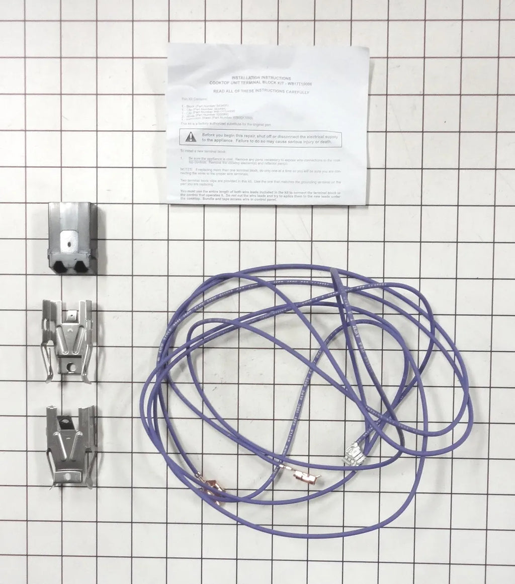 GE Range Terminal Block Kit with Wires WB17T10006