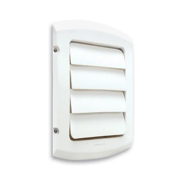 Dundas Jafine ProVent Louvered Exhaust Replacement Cap 6" White LC6WX
