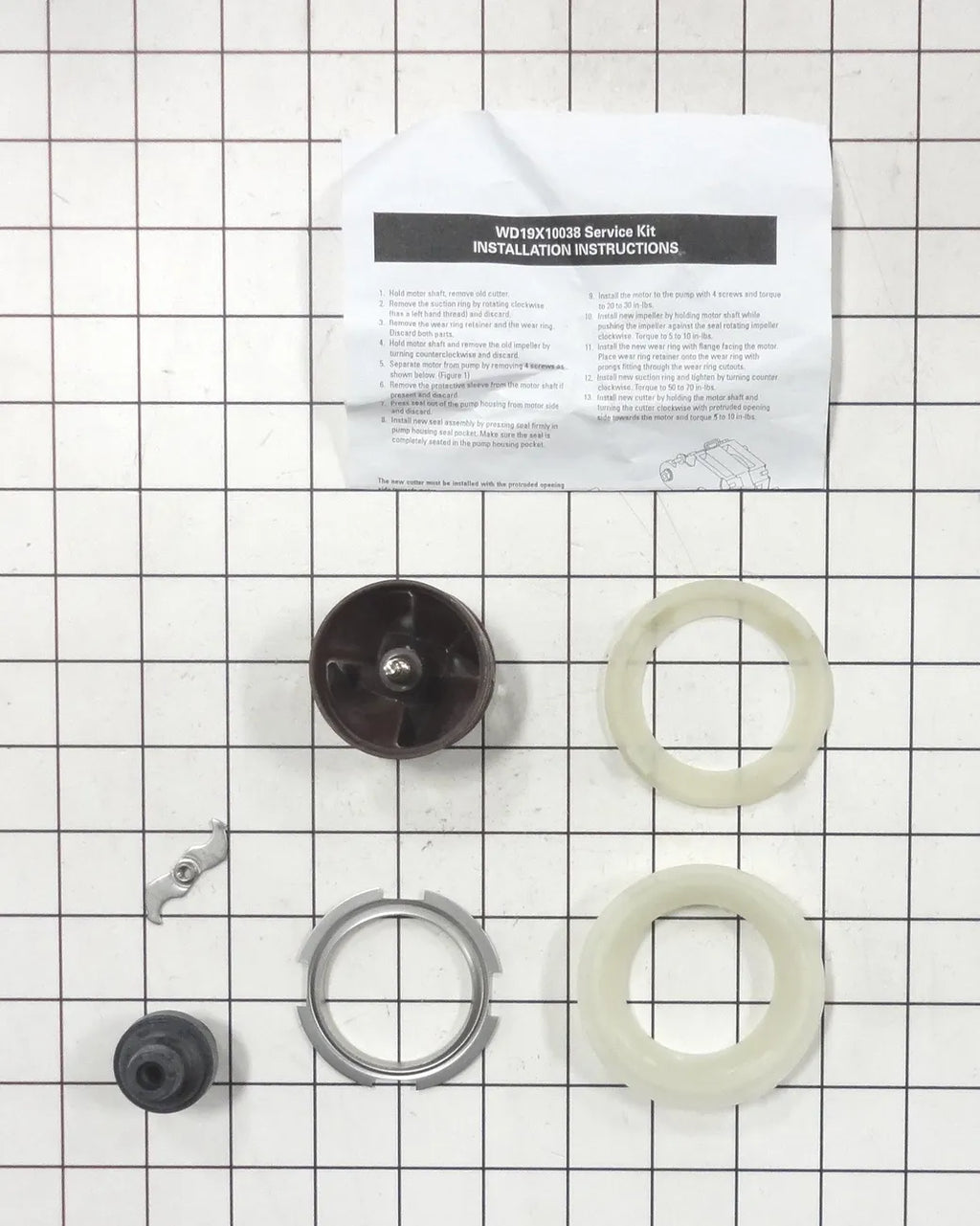 GE Dishwasher Impeller Assembly Kit WD19X10038